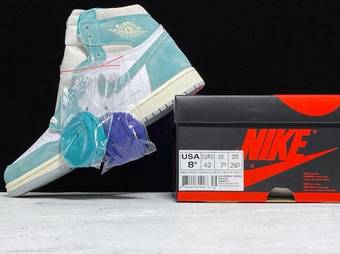 Cheap 555088-311 Retro Air Jordan OG Green 1 High Turbo 0713